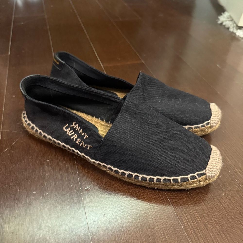 Saint Laurent Black Espadrilles